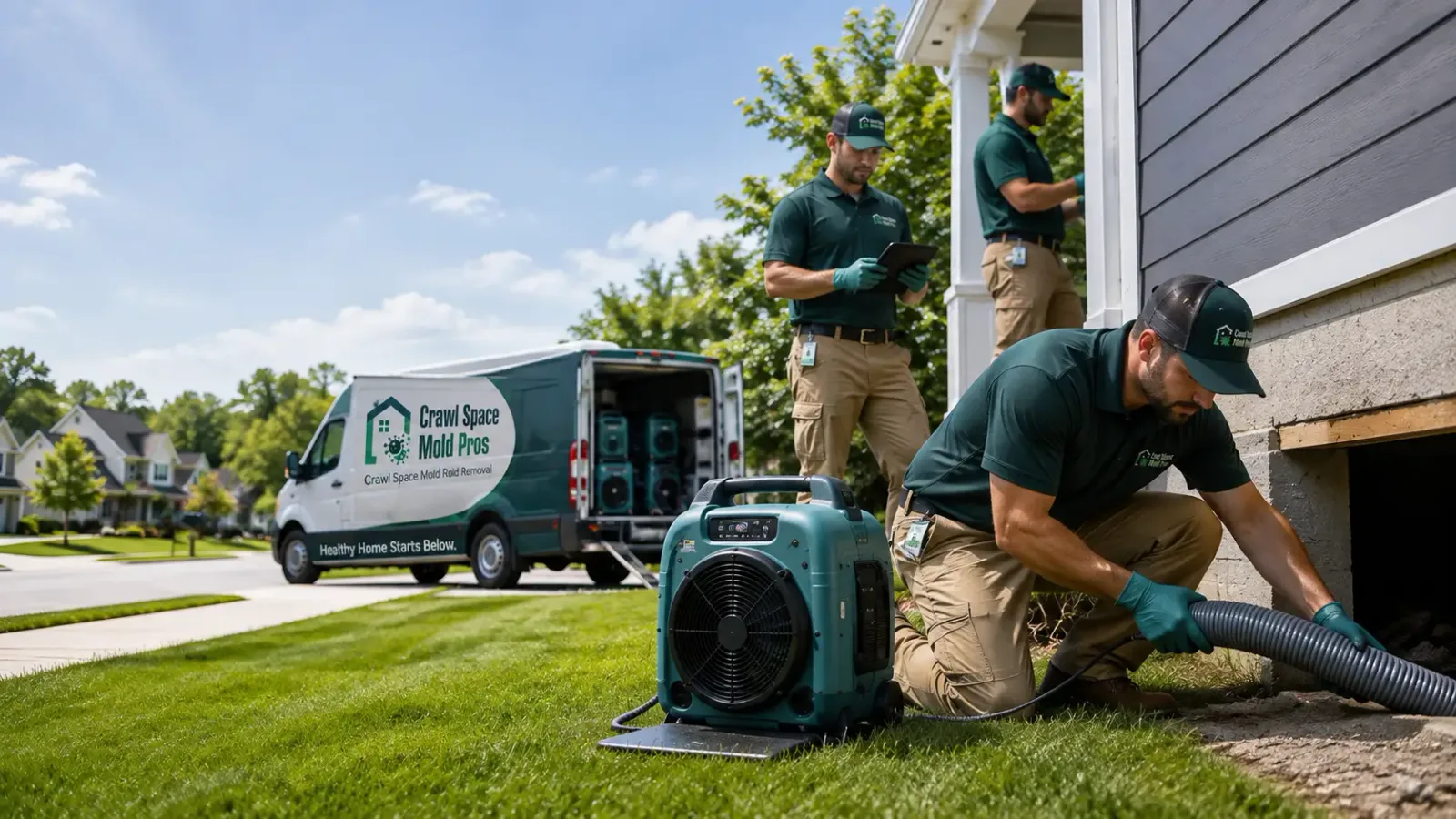 Crawl Space Mold Removal in Griswold, IA